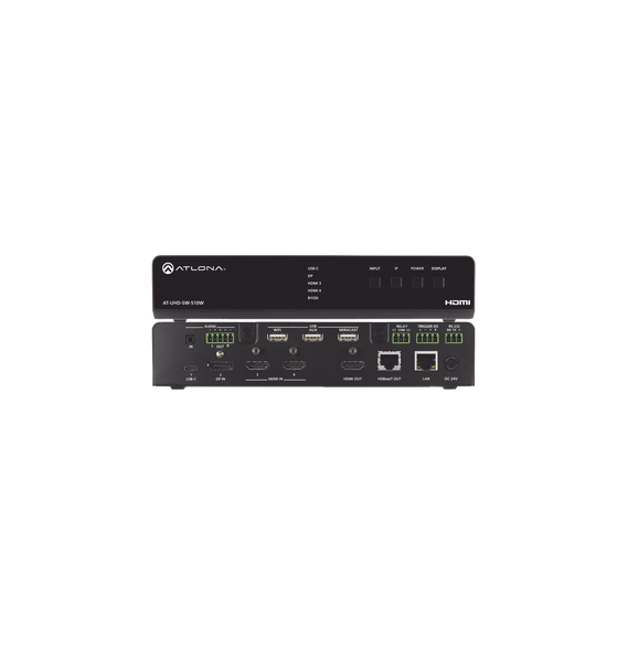 ATLONA AT-UHD-SW-510W-EU FIVE-INPUT UNIVERSAL SWITCHER