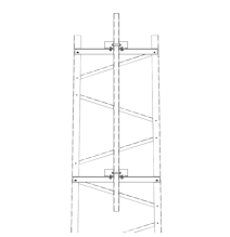 Trylon TRY-TFM7 Brazo para Sección  7 Torre Titan con H