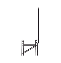 Trylon TRY-TLR Punta Pararrayo Maciza para Estructura d