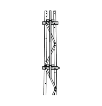 Trylon TRY-ST-FMU79 Mástil 2-3/8" x 1.8 m para Montaje