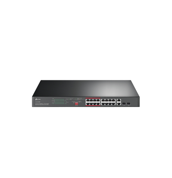 TP-LINK TL-SL1218MP Switch PoE+ No Administrable de 16