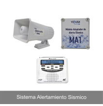 YONUSA YKIT-SISMICO KIT de Alertamiento SISMICO con Aud