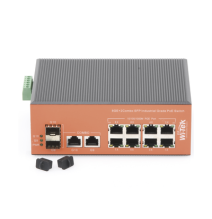 WI-TEK WI-PS310GF-I Switch Industrial PoE+ no administr