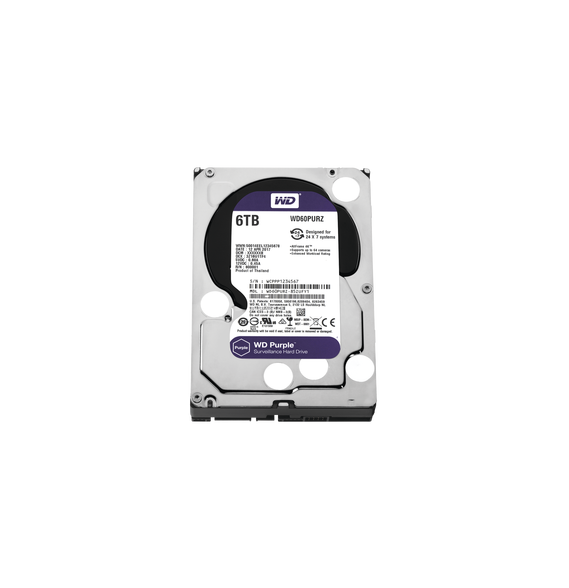 Western Digital (WD) WD60PURZ Disco Duro PURPLE de 6TB