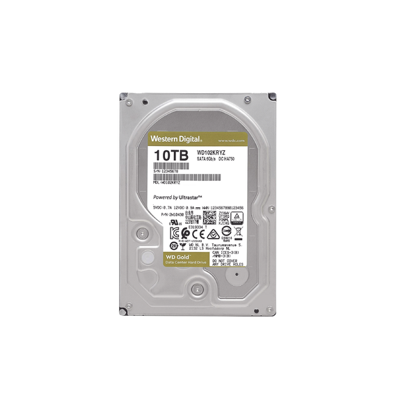 Western Digital (WD) WD102KRYZ Disco Duro Gold de 10 TB