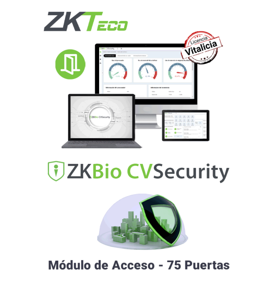 ZKTECO ZKT0740046 ZKTECO ZKBIOCVACP75 - Licencia Vitali