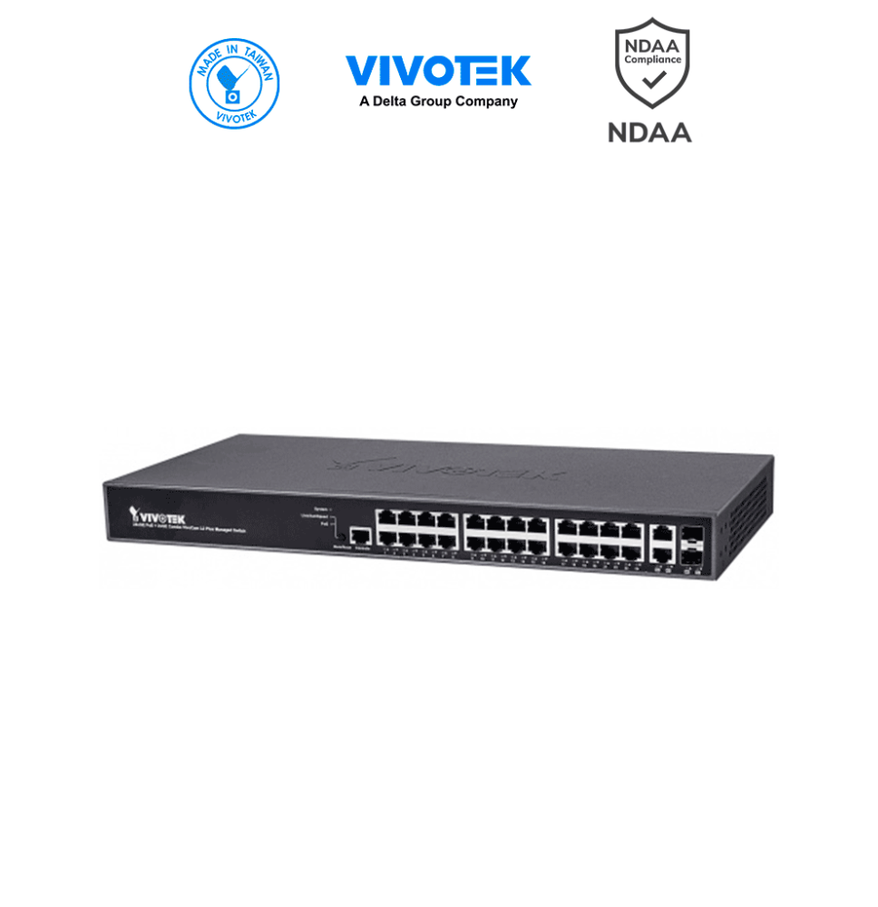 VIVOTEK  VIV096004 VIVOTEK AW-GEV-264B-370 - Switch PoE