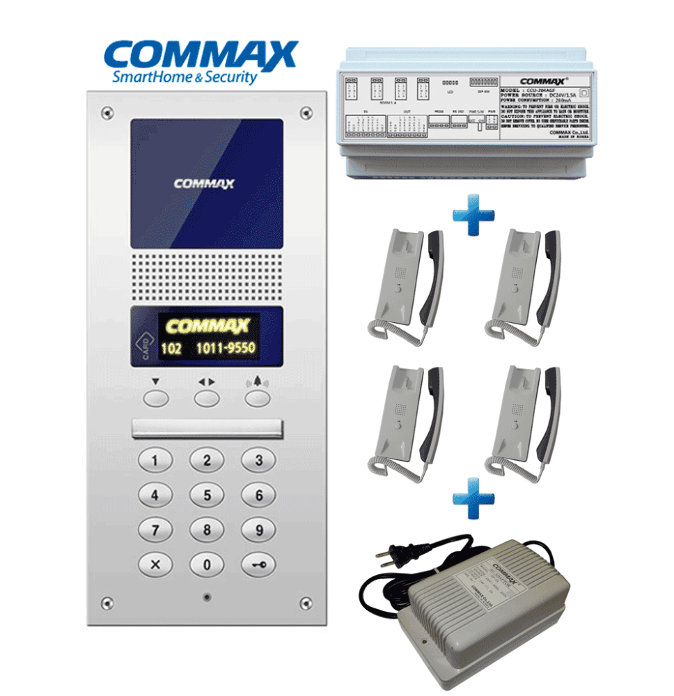 COMMAX  cmx2430001 COMMAX AUDIOGATE4P - Paquete de audi