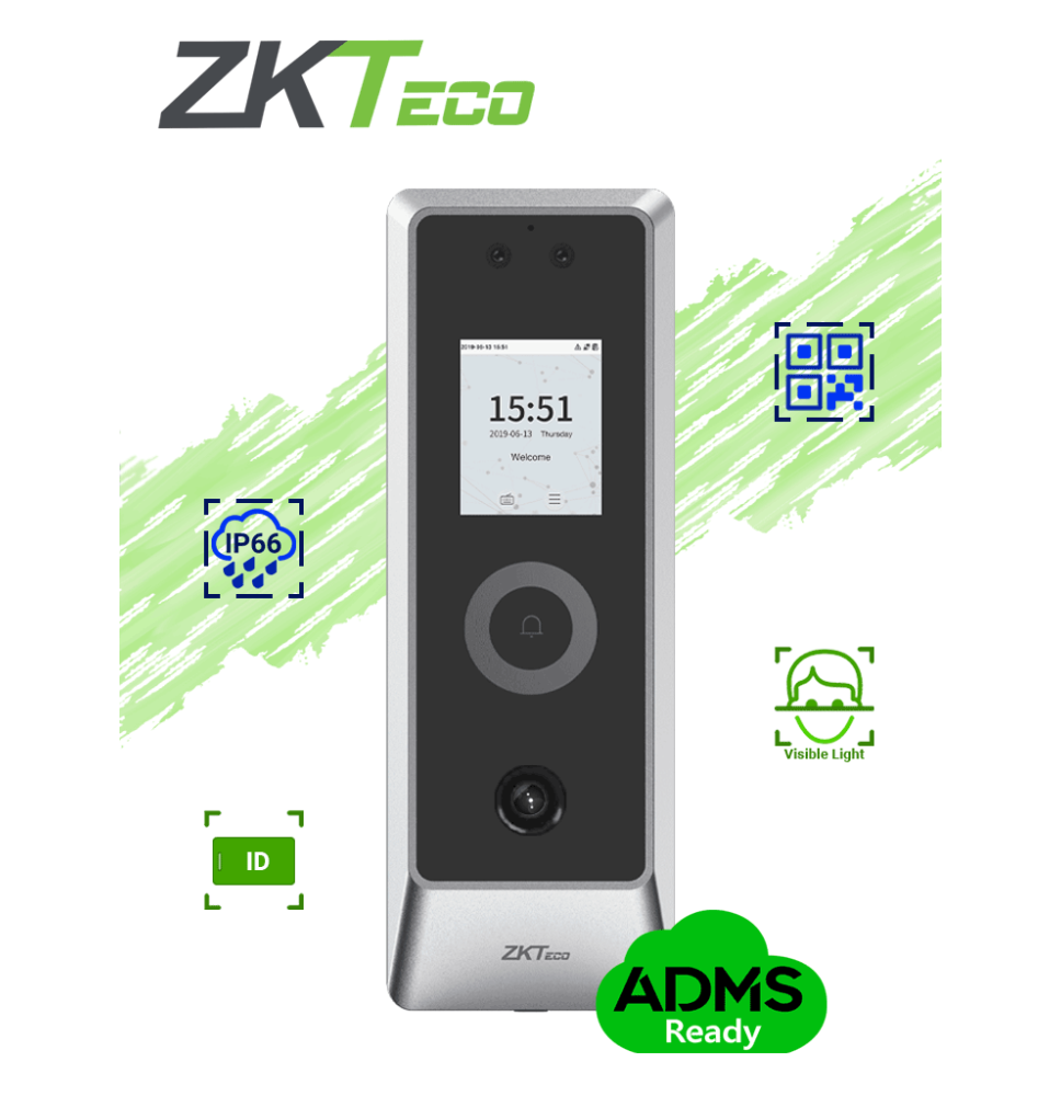 ZKTECO ZKT0810070 ZKTECO PROMAQR - Control de Acceso Fa