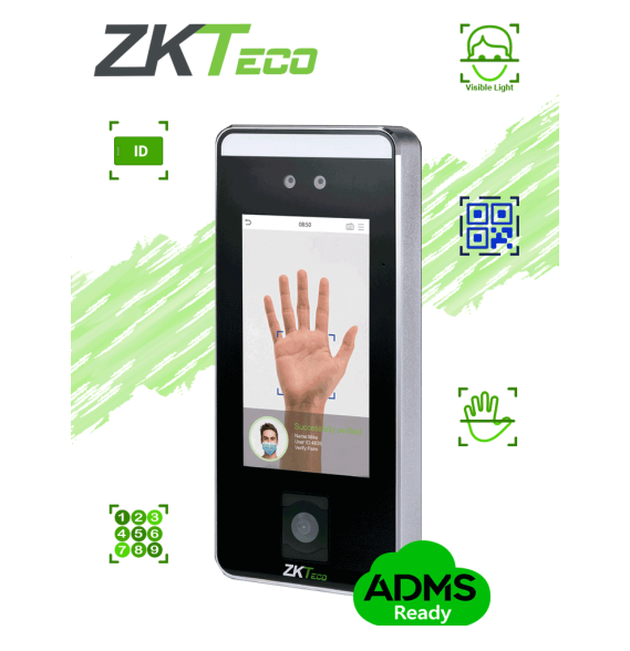 ZKTECO ZKT0810074 ZKTECO SPEEDFACEV5LQR - Control de Ac