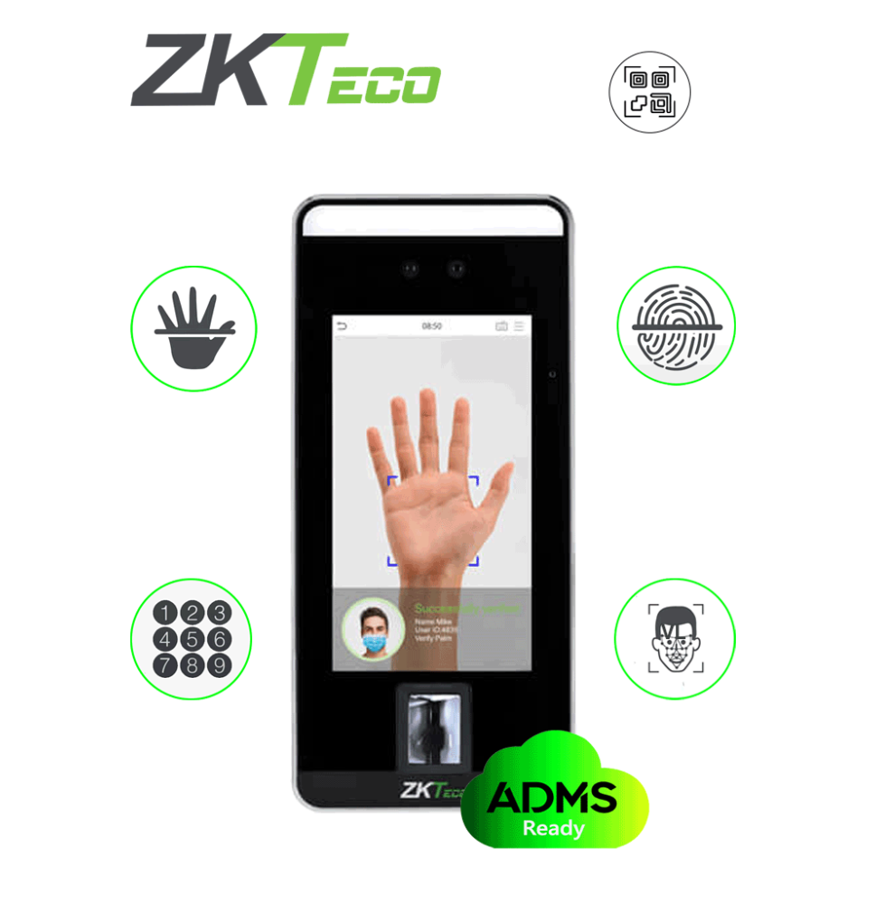 ZKTECO ZKT0810061  ZKTECO SPEEDFACEV5LP - Control de Ac