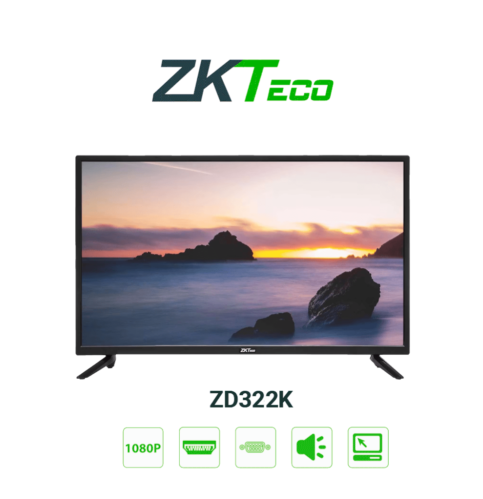 ZKTECO ZKT0520007 ZKTECO ZD322K - Monitor LED FHD Profe