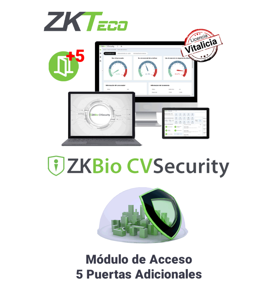 ZKTECO ZKT0740049 ZKTECO ZKBIOCVACADDONP5 - Modulo Vita