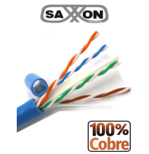 SAXXON TVD119044 SAXXON OUTPCAT6AAZO - Bobina de Cable