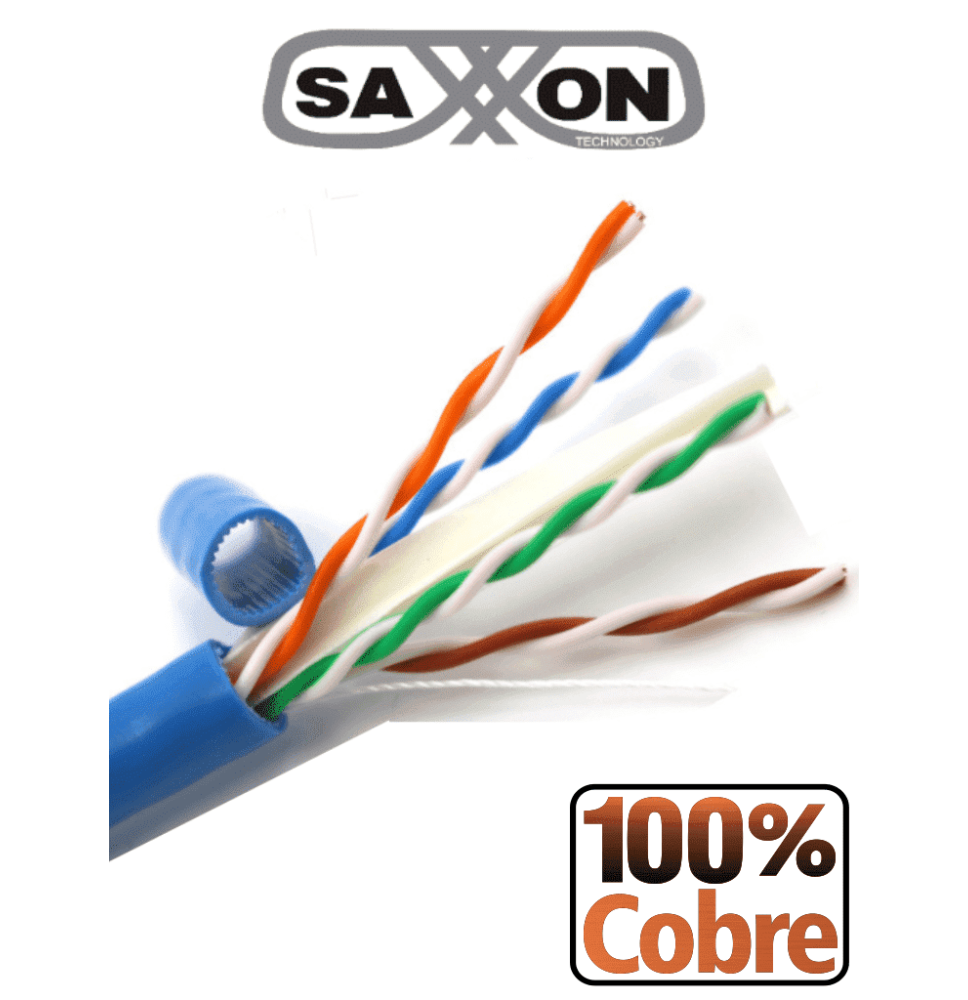 SAXXON TVD119044 SAXXON OUTPCAT6AAZO - Bobina de Cable