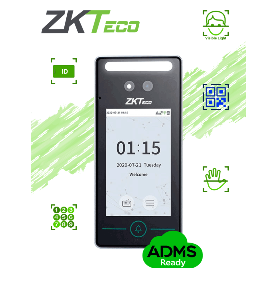 ZKTECO ZKT0810026 ZKTECO SpeedFaceV4LAC - Terminal de C