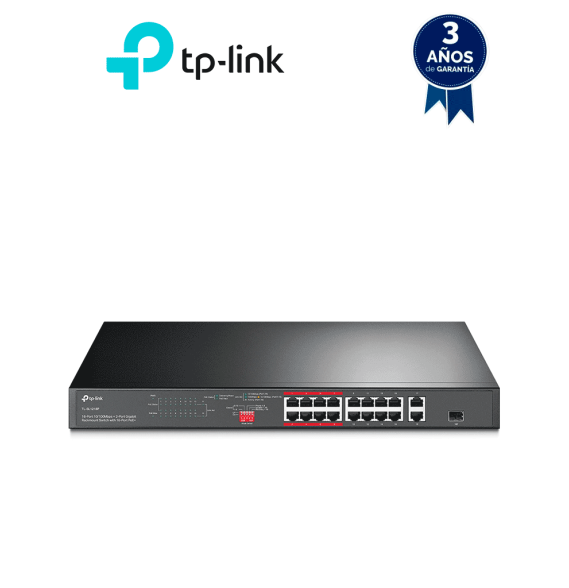 TP-LINK TPL3720021 TP-LINK TL-SL1218P - Switch PoE+ no