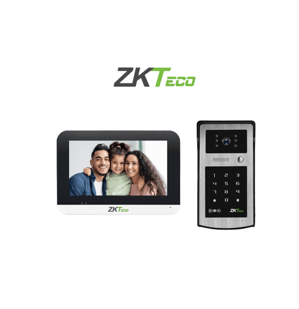 ZKTECO ZVP2400001 ZKTECO VK07B53LKit- Kit de Videoporte