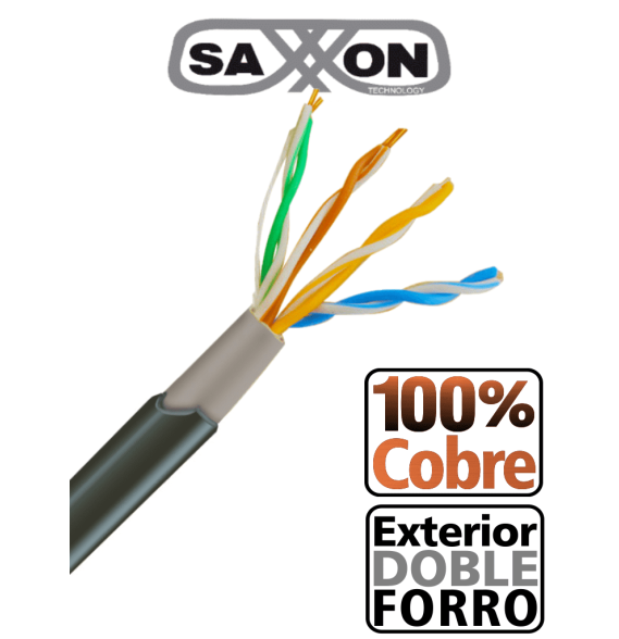 SAXXON TVD119047 SAXXON OUTPCAT5ECOPEXT - Bobina de Cab