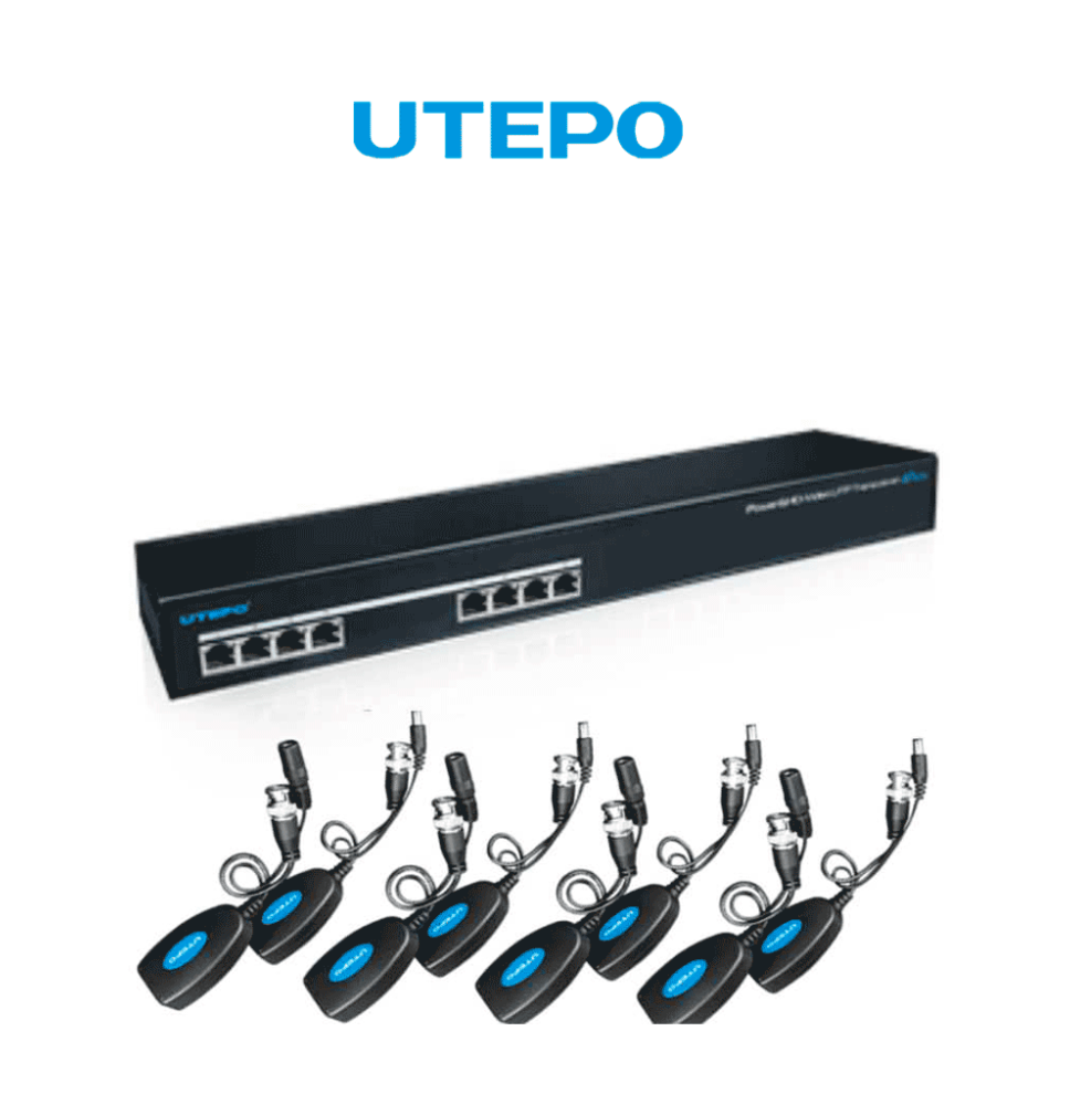 UTEPO TVT444012 UTEPO UTP108PVHD2 - Kit de transceptore