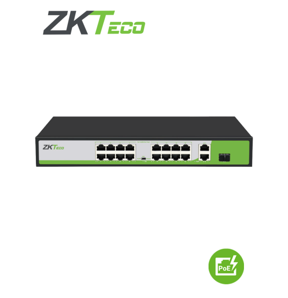 ZKTECO ZKT1850003 ZKTECO PE162200C - Switch de 16 Puert