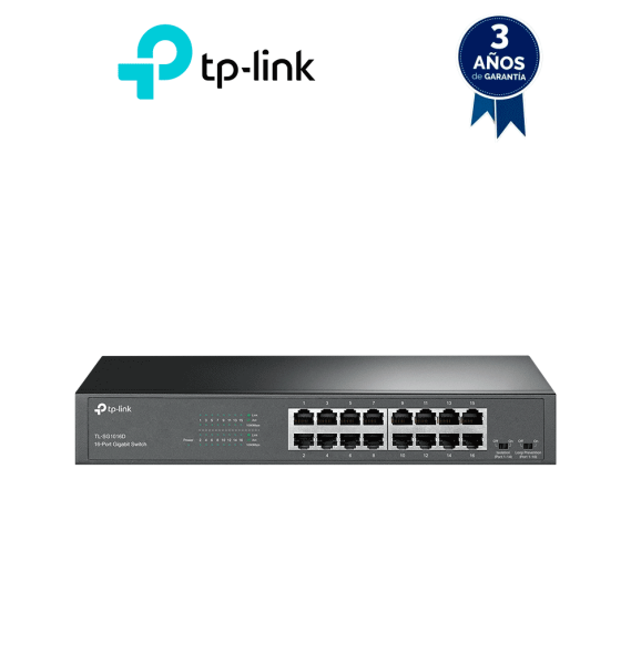 TP-LINK TPL3700014 TP-LINK TL-SG1016D - Switch Gigabit