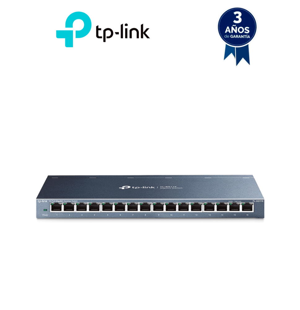 TP-LINK TPL3700023 TP-LINK TL-SG116 -Switch Gigabit no