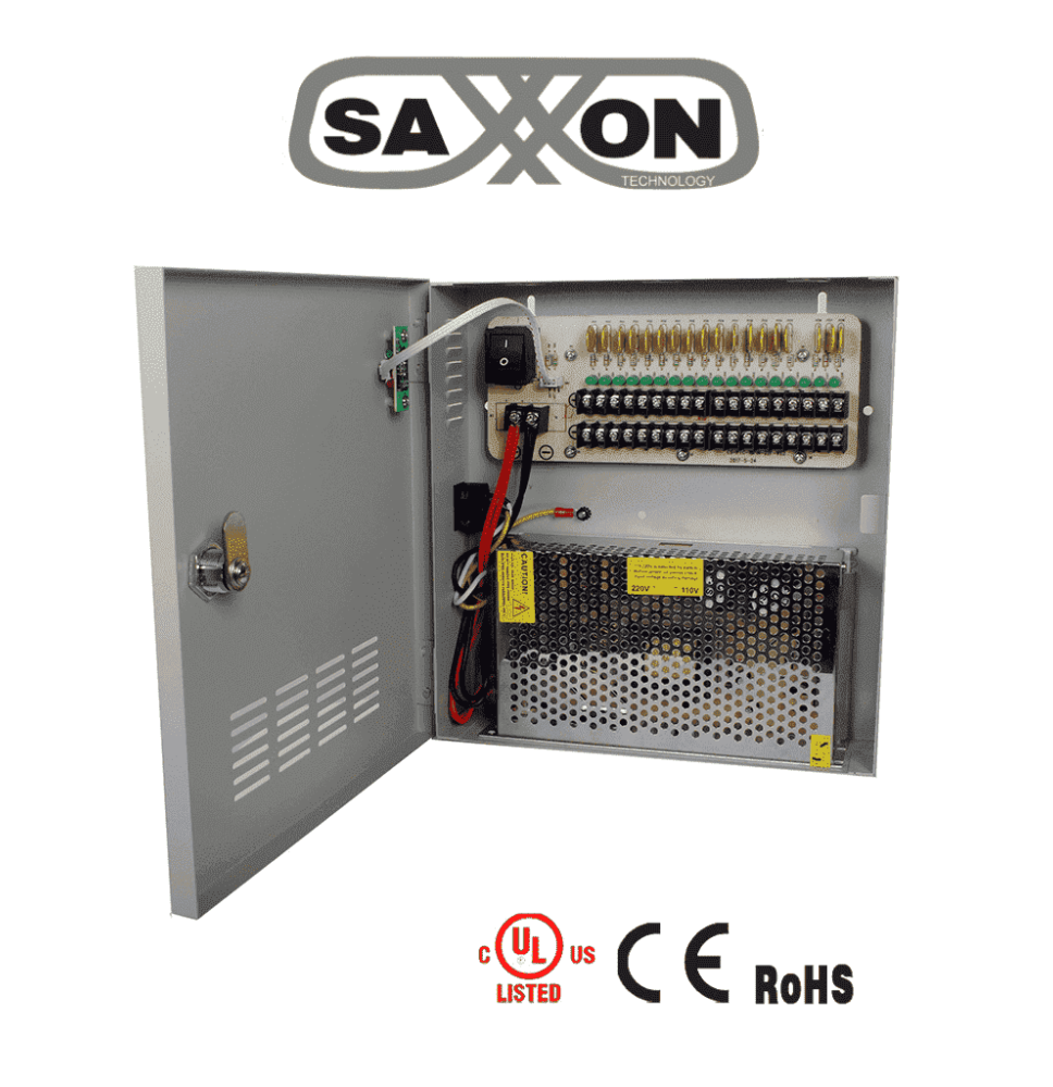 SAXXON TVN400027 SAXXON PSU1220D18 - Fuente de 12 vcd/