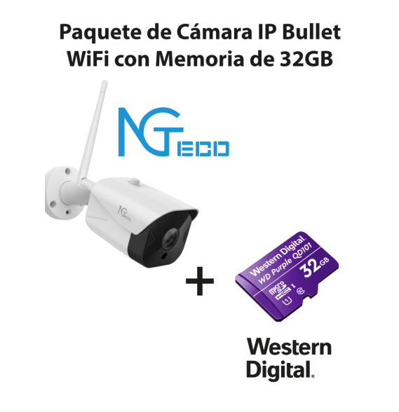 ZKTECO ZKT0150006 NGTECO NGC401PAK - Paquete de Cámara