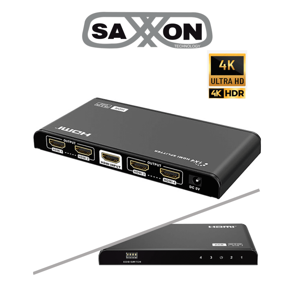 SAXXON SXN0560004 SAXXON LKV314HDR-V2.0 - Divisor HDMI