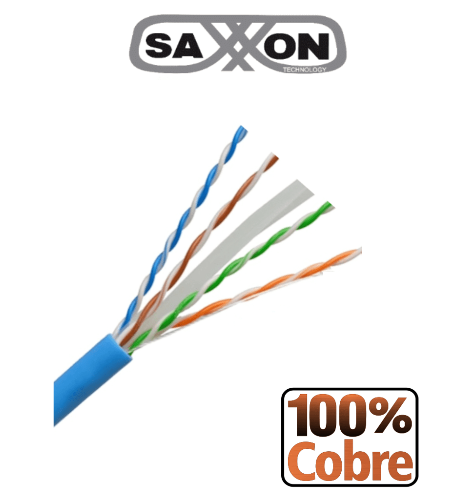 SAXXON TVD119025 SAXXON OUTP6COP100B - Bobina de Cable