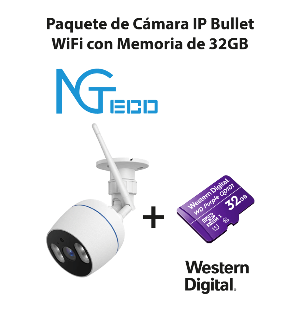 ZKTECO ZKT0150002 NGTECO NGC501PAK - Paquete de Cámara