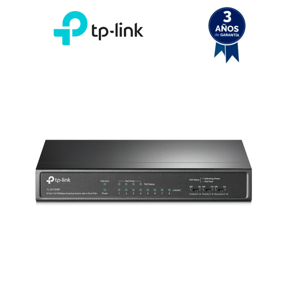 TP-LINK TPL3720008 TP-LINK TL-SF1008P -Switch PoE no ad