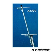 Syscom A2DVC Antena para Televisión Tipo Dipolo para Ca