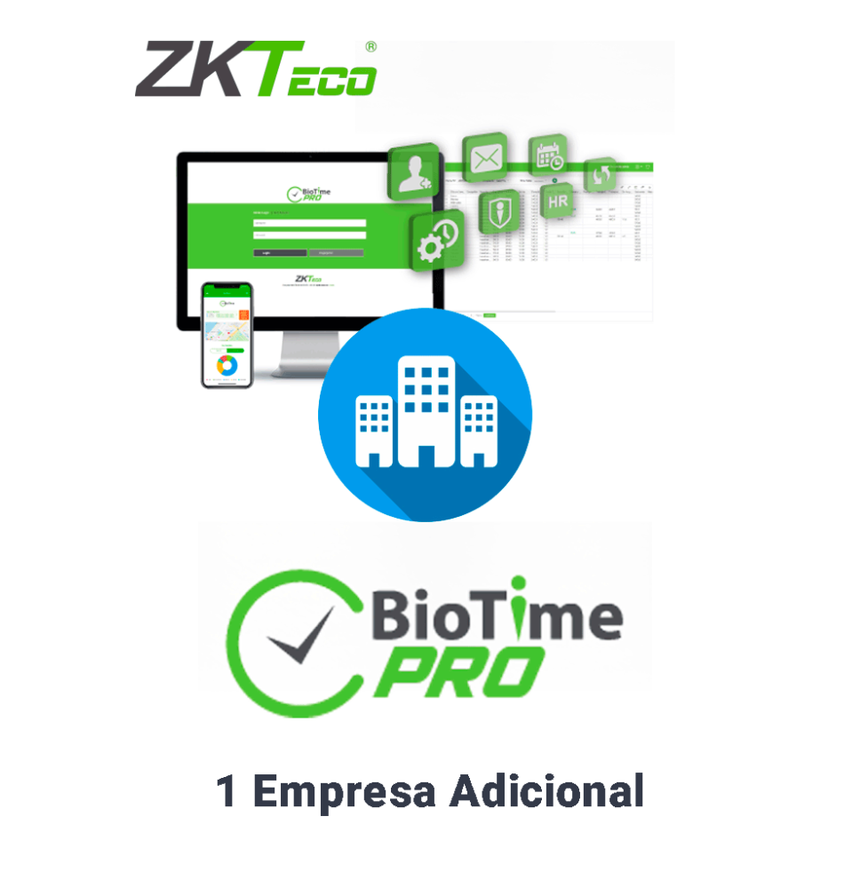 ZKTECO ZKT0820026 ZKTECO BIOTIMEPROADDME - Licencia vit