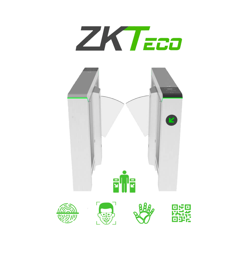 ZKTECO ZKT0910016 ZKTECO MARSF1000 - Barrera Peatonal T