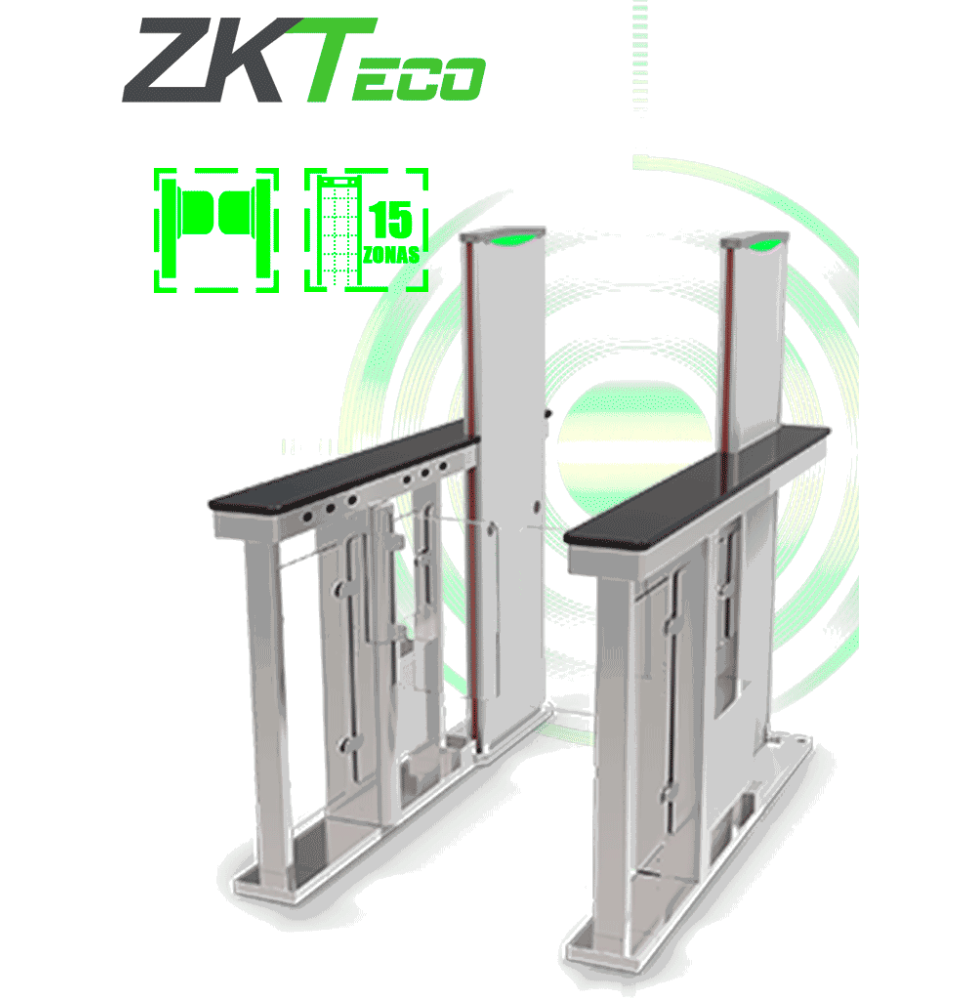 ZKTECO ZKT0920023 ZKTECO MST150 PRO - Barrera Peatonal