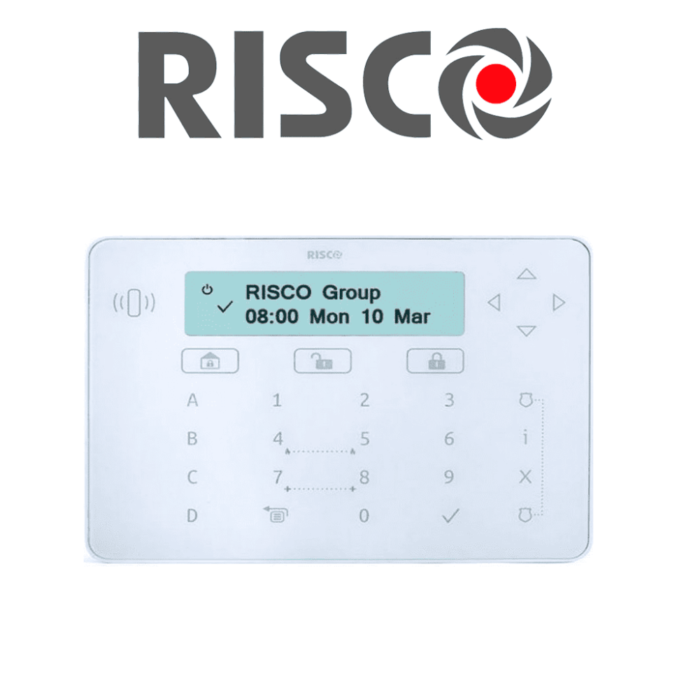 RISCO RSC109025 RISCO RPKELPWT000A - Teclado Elegante /