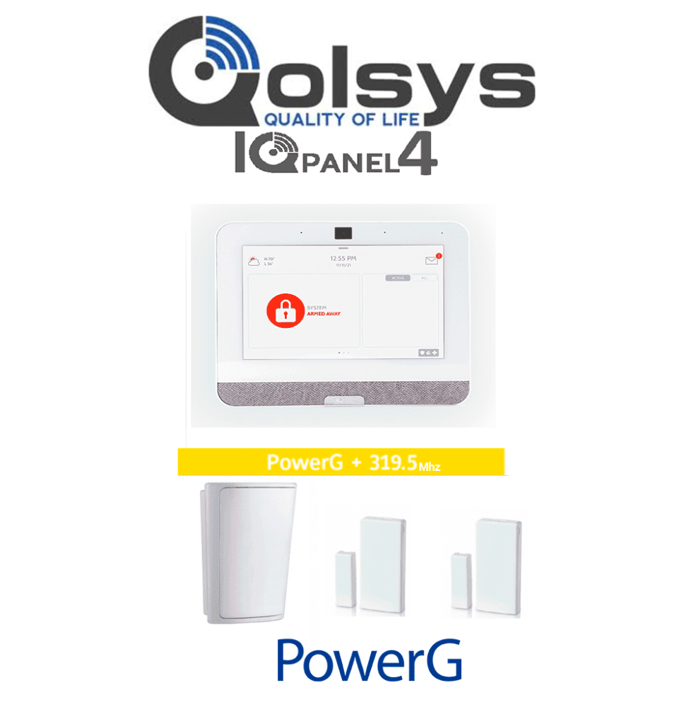 QOLSYS DSC2480072 QOLSYS IQ4 PACK - Paquete de Alarma I