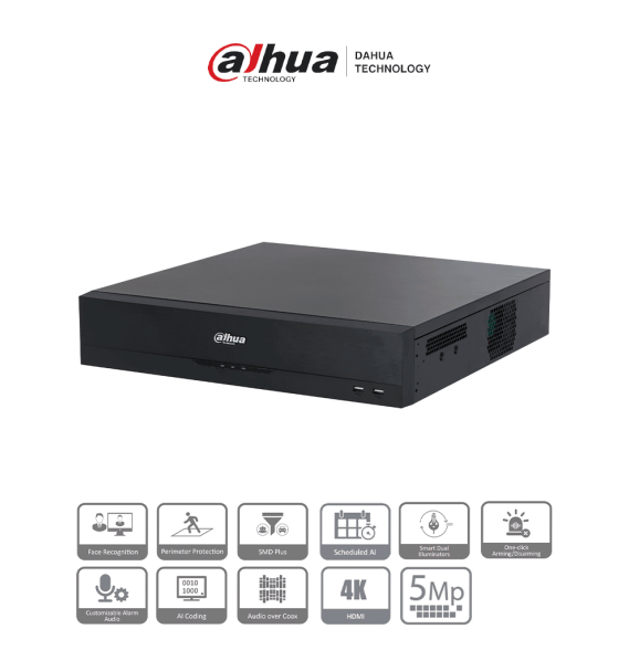 DAHUA DHT0370047 DAHUA DH-XVR5832S-I3 - DVR 32 canales