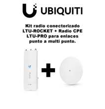 UBIQUITI UBI4550001 KIT - LTU-ROCKET + LTU-PRO para enl