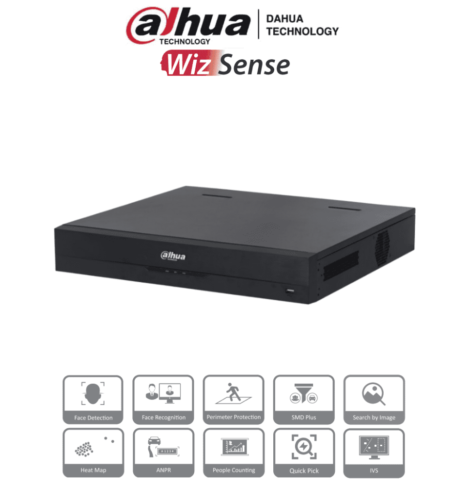 DAHUA DHT0200014 DAHUA NVR4416-16P-EI - NVR de 8 MP /16