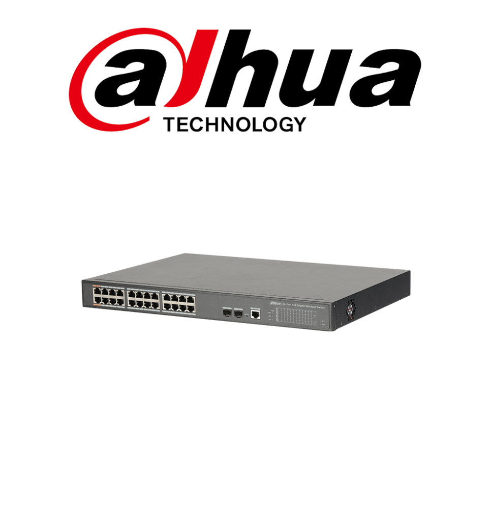 DAHUA DHT1850007 DAHUA DH-PFS4226-24GT-240 - Switch de