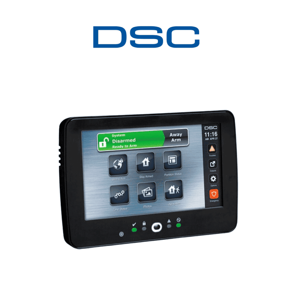 DSC DSC1170039 DSC HS2TCHPBLK N - Teclado Cableado de P