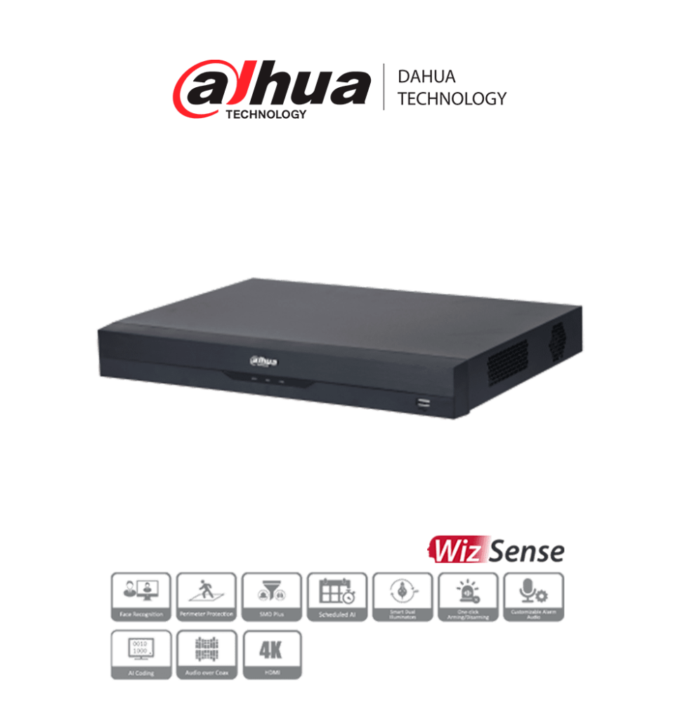 DAHUA DHT0370036 DAHUA XVR5216A-4KL-I3 - DVR de 16 Cana