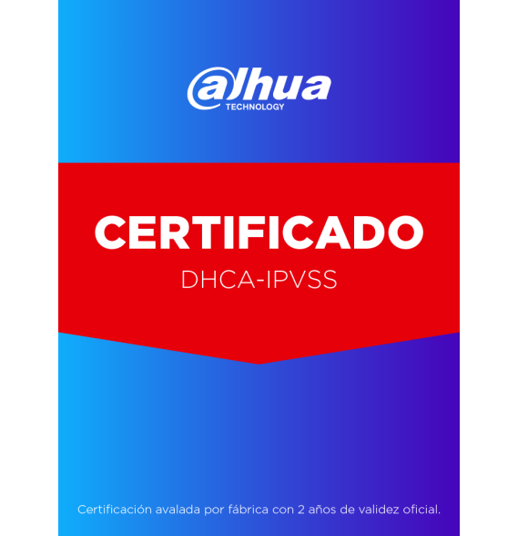 DAHUA DHT3300001 Kit para certificación Dahua DHCA-IPVS