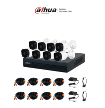 DAHUA DHT0260003 DAHUA KITXVR1B08- I+8-B2A21-  Kit de 8