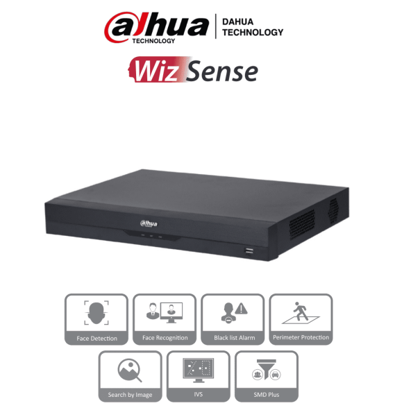 DAHUA DHT0190008 DAHUA NVR2208-8P-I2 - NVR de 8 Megapix