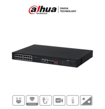 DAHUA DHT1850011 DAHUA PFS3218-16ET-135 - Switch Poe Et