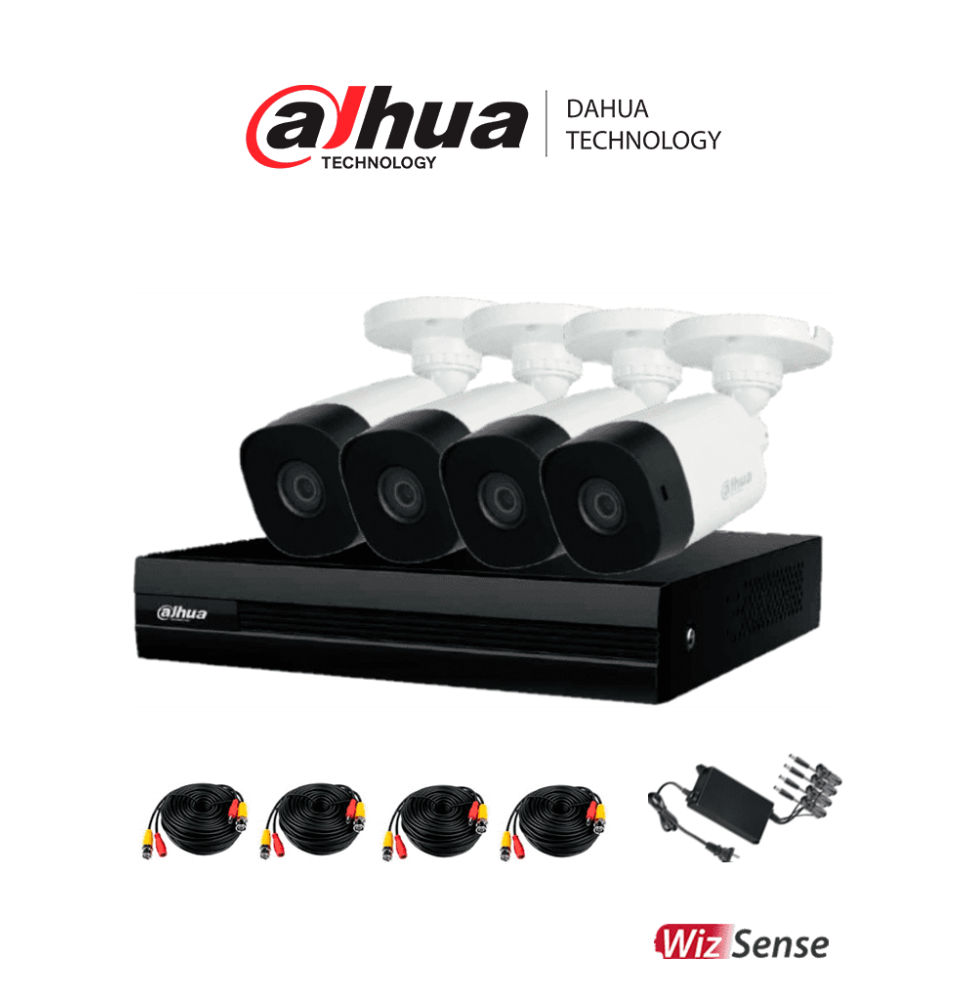 DAHUA DHT0260004 DAHUA KITXVR1B08-I-2MP4CP - Kit de vid